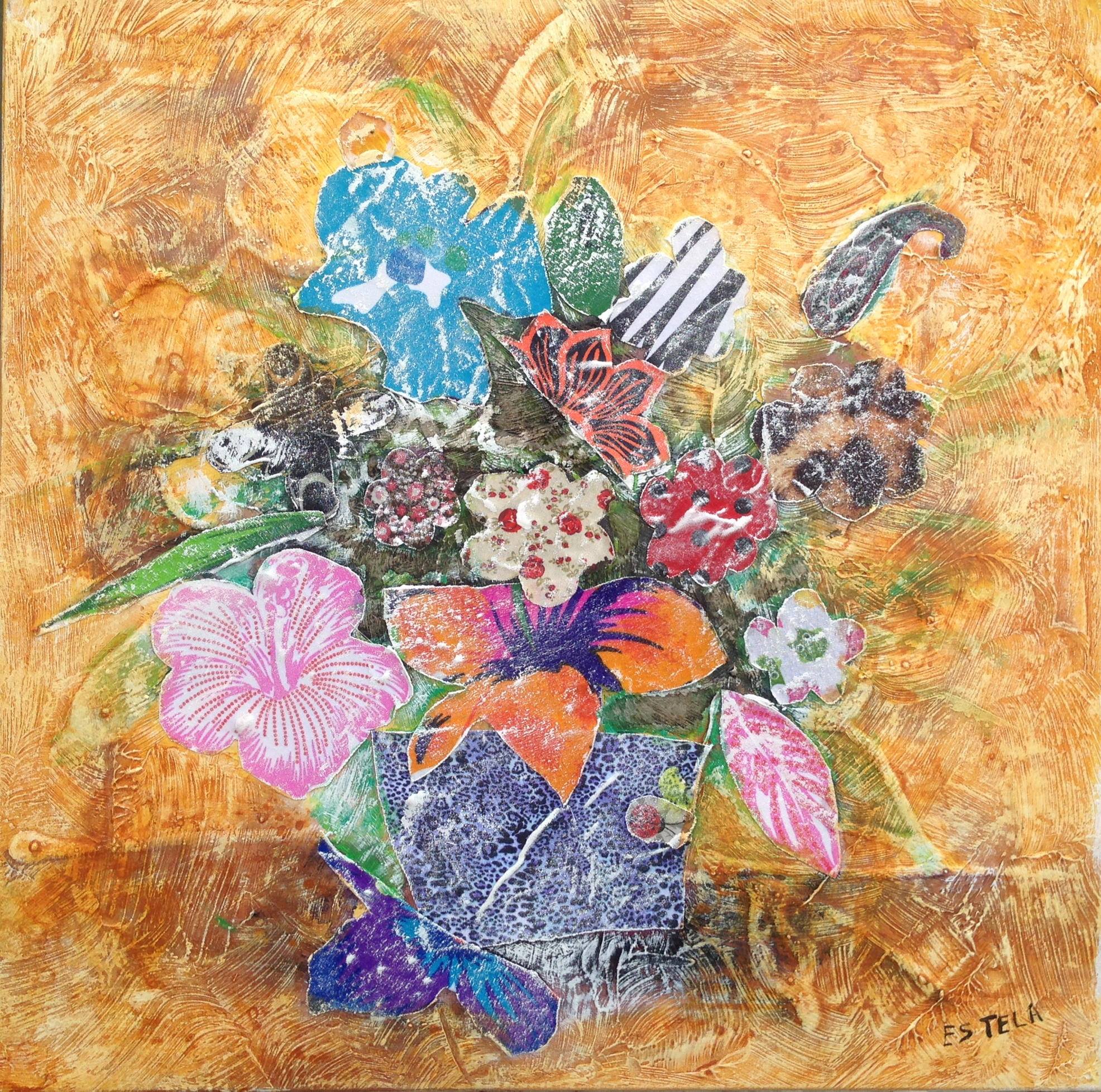 Vaso de Flores - 50 x 50 cm - Mista